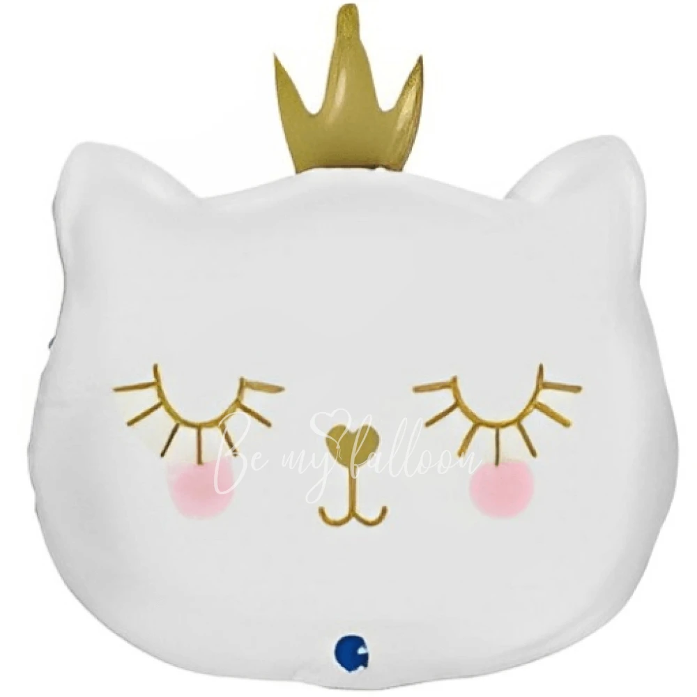 26" Foil figurine Kitten Princess White
