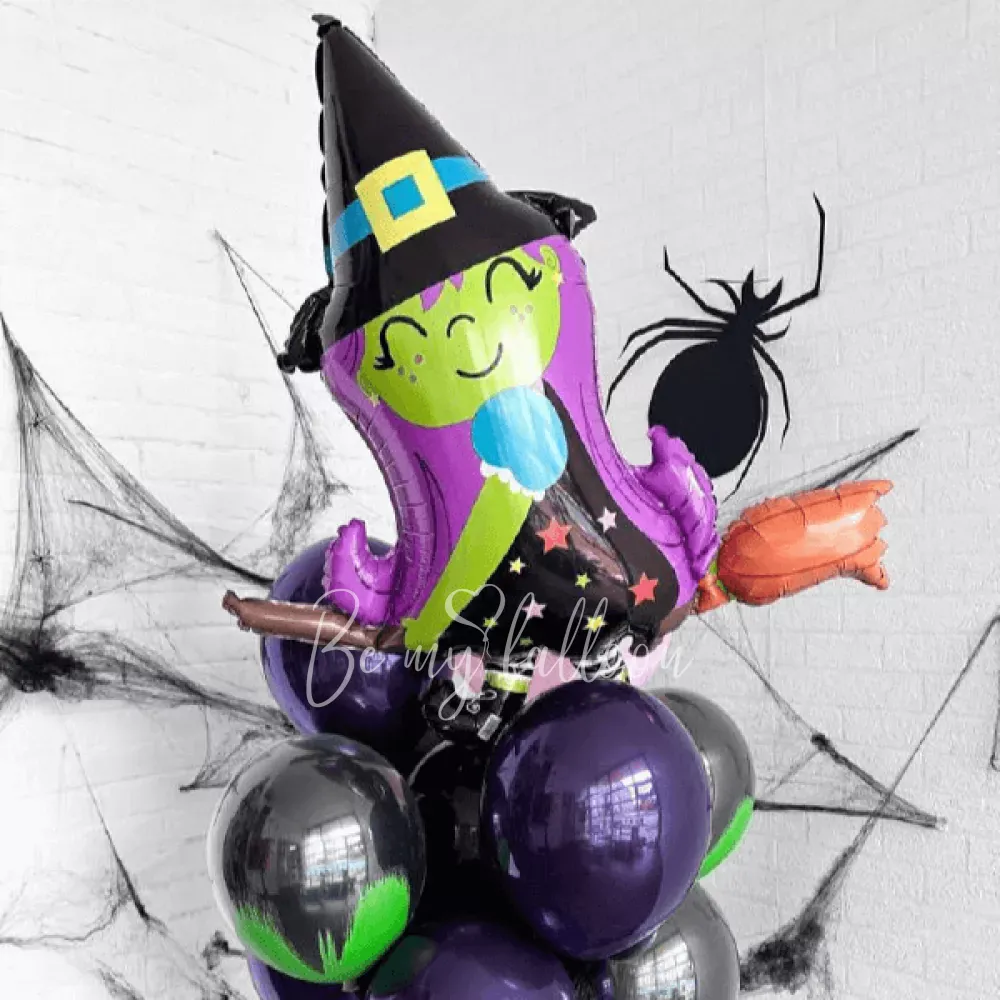 Little Witch Halloween Balloon Bouquet 