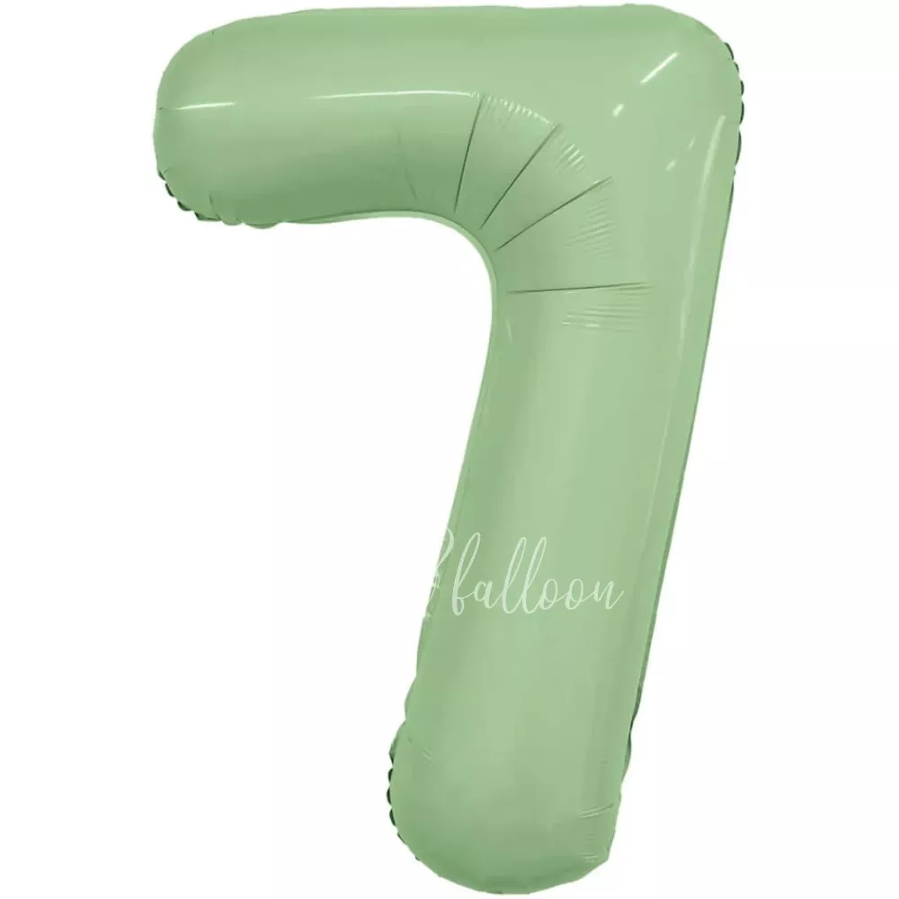 40 " الهيليوم احباط لمعان الزيتون رقم 7 بالون