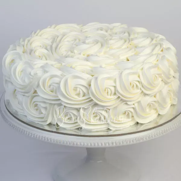 White Rose Cake