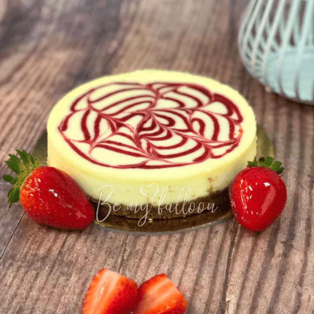 Baked Strawberry Cheesecake