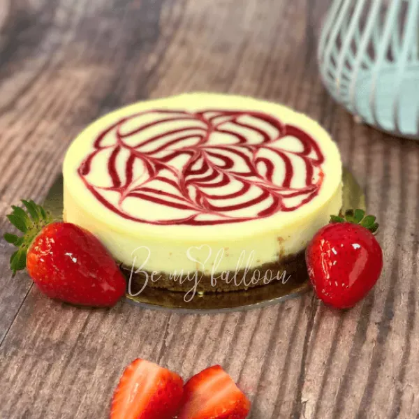 Baked Strawberry Cheesecake