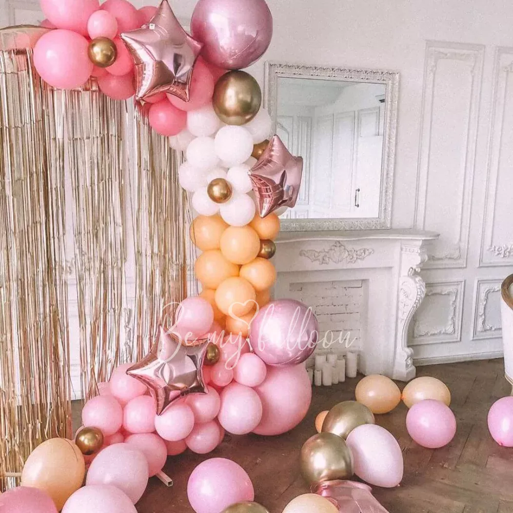 Композиция из шаров Первый День Рождения Девочки