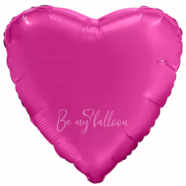 19" Foil Balloon Heart Mystic Garnet