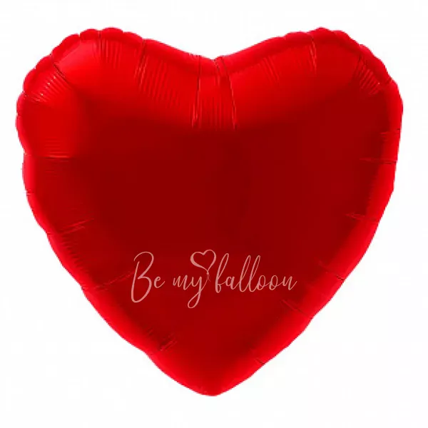 19" Foil Balloons Heart Red