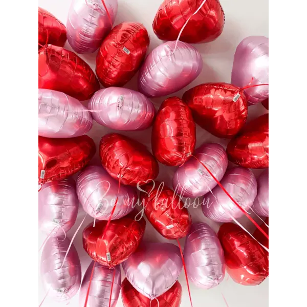 Balloons under the ceiling "Love will save the world"