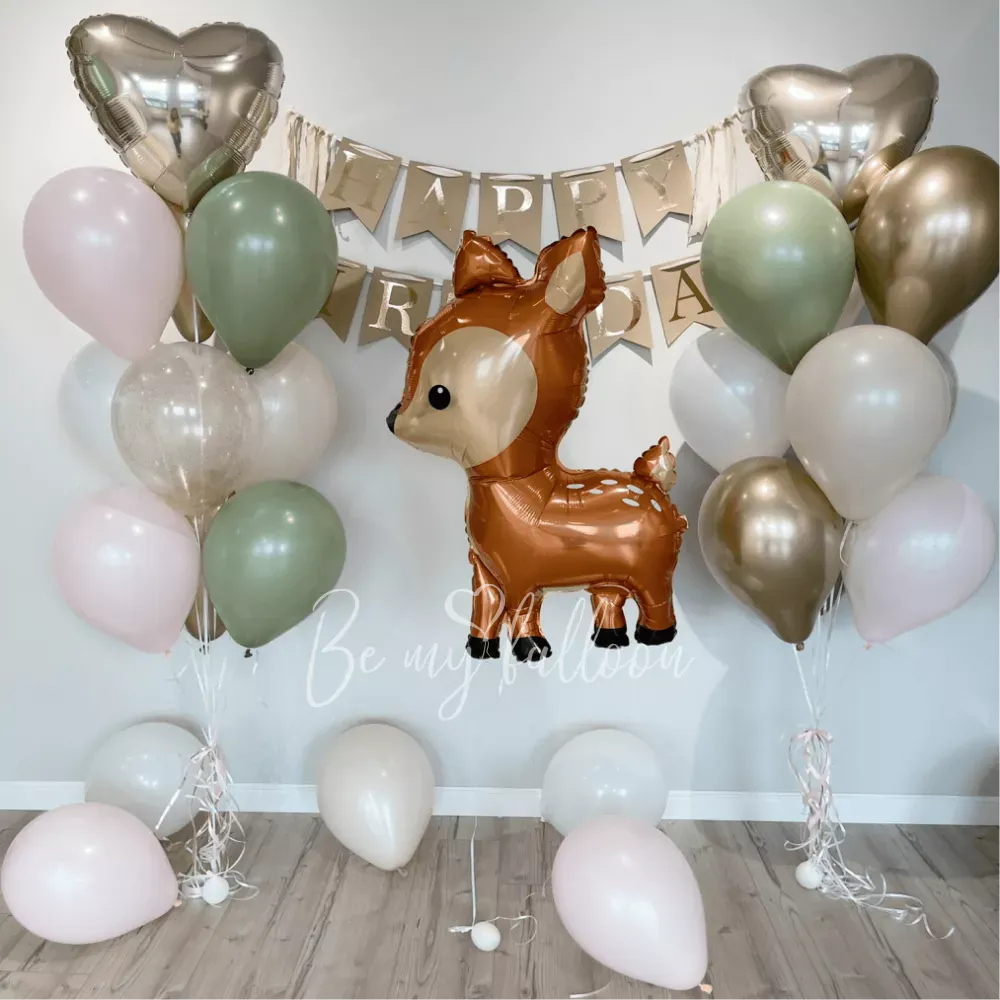 Букет из воздушных шаров на день рождения "Бемби"