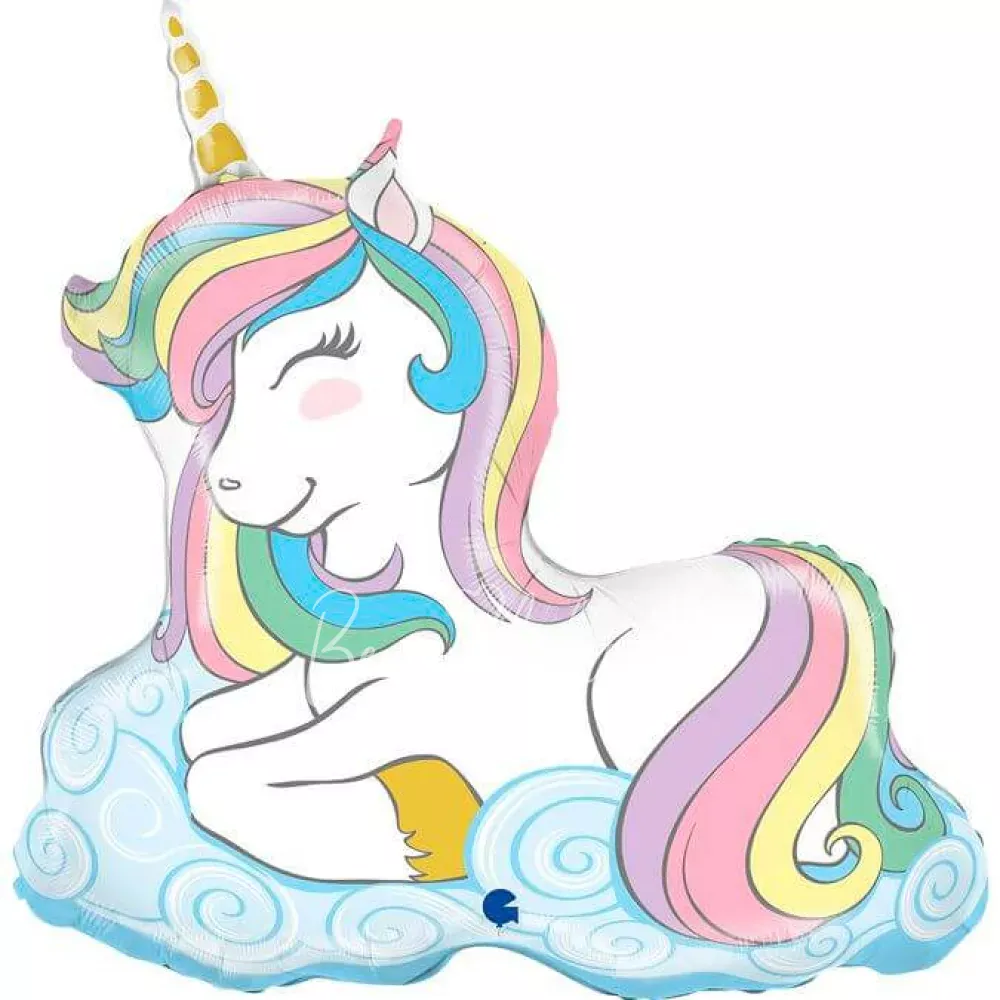 39" Helium foil Macarons Unicorn balloon