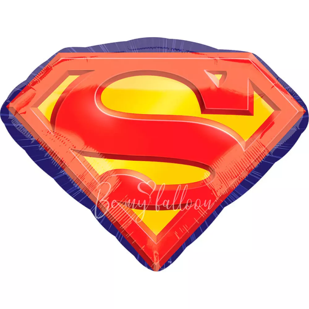 26" Helium foil Superman Emblem balloon