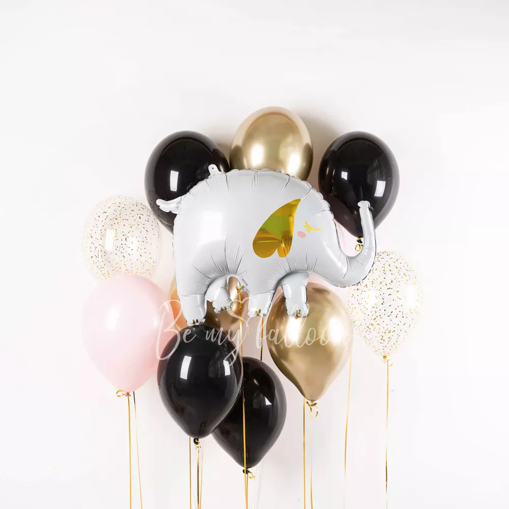 White Elephant Balloon Bouquet