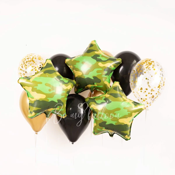 Military star Balloon Bouquet