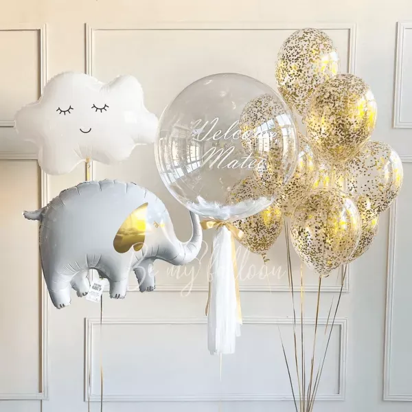 باقة من البالونات مرحبا يا حبيبي