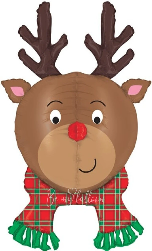 35" Helium foil Rudolf balloon