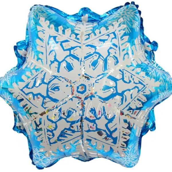 20" Helium foil Snowflake balloon
