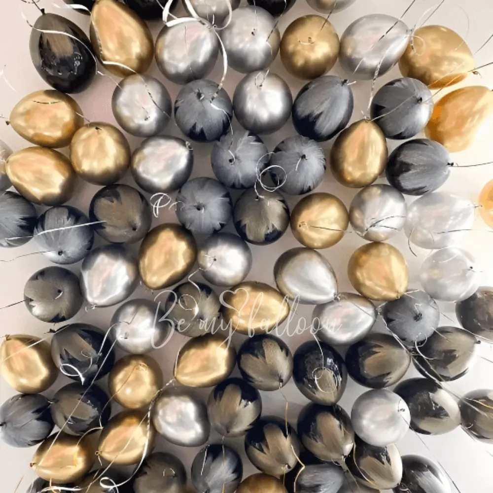 100 ceiling helium balloons premium