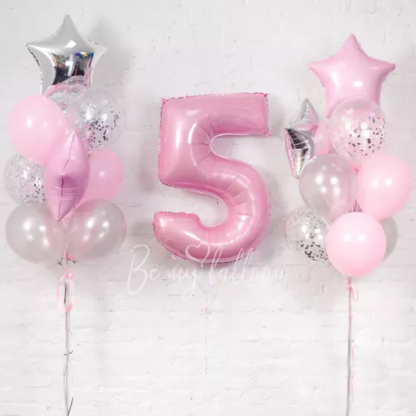 Букет из шаров С Днем Рождения 5 лет