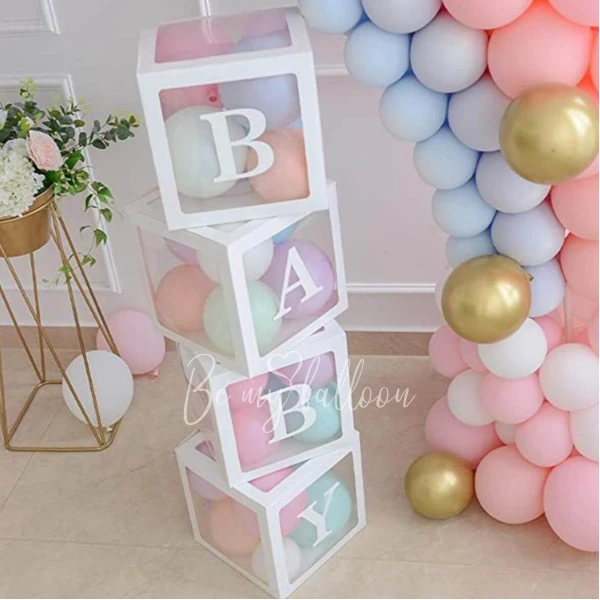 Balloons in boxes Baby