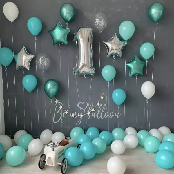1 Year Old Balloon Set 