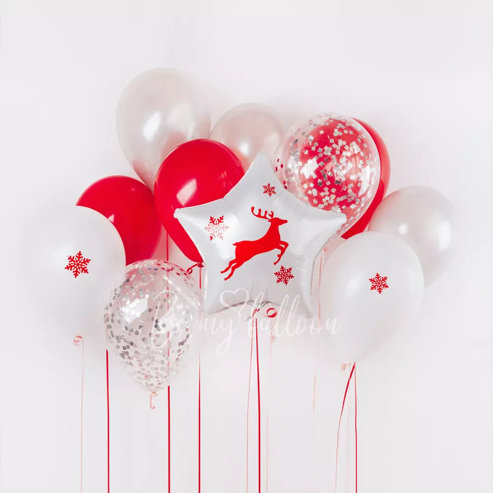 Набор шаров "Скандинавский олень"