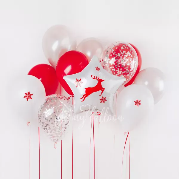 Набор шаров "Скандинавский олень"