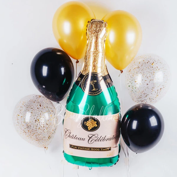 Sparkling bottle Balloon Bouquet