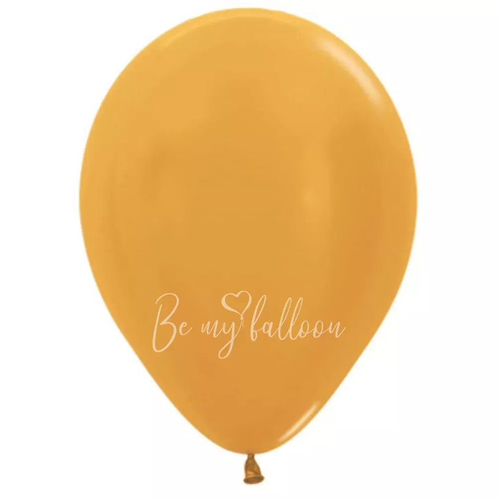 12" Helium metallic bright gold 570 plain balloon