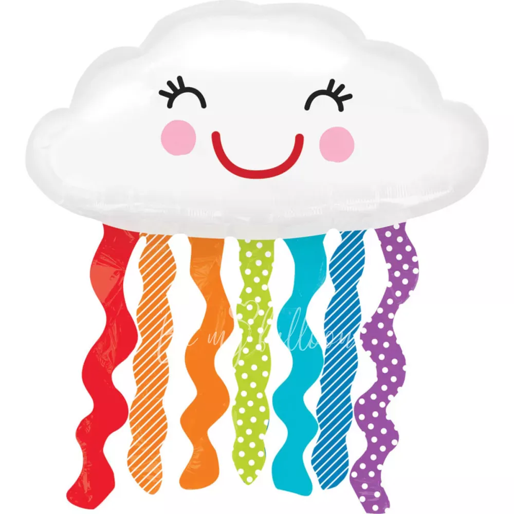 30*18" بالون سحابة قوس قزح