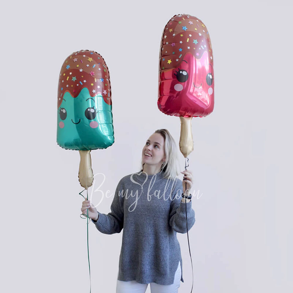 33" Шар из фольги Клубничное Эскимо