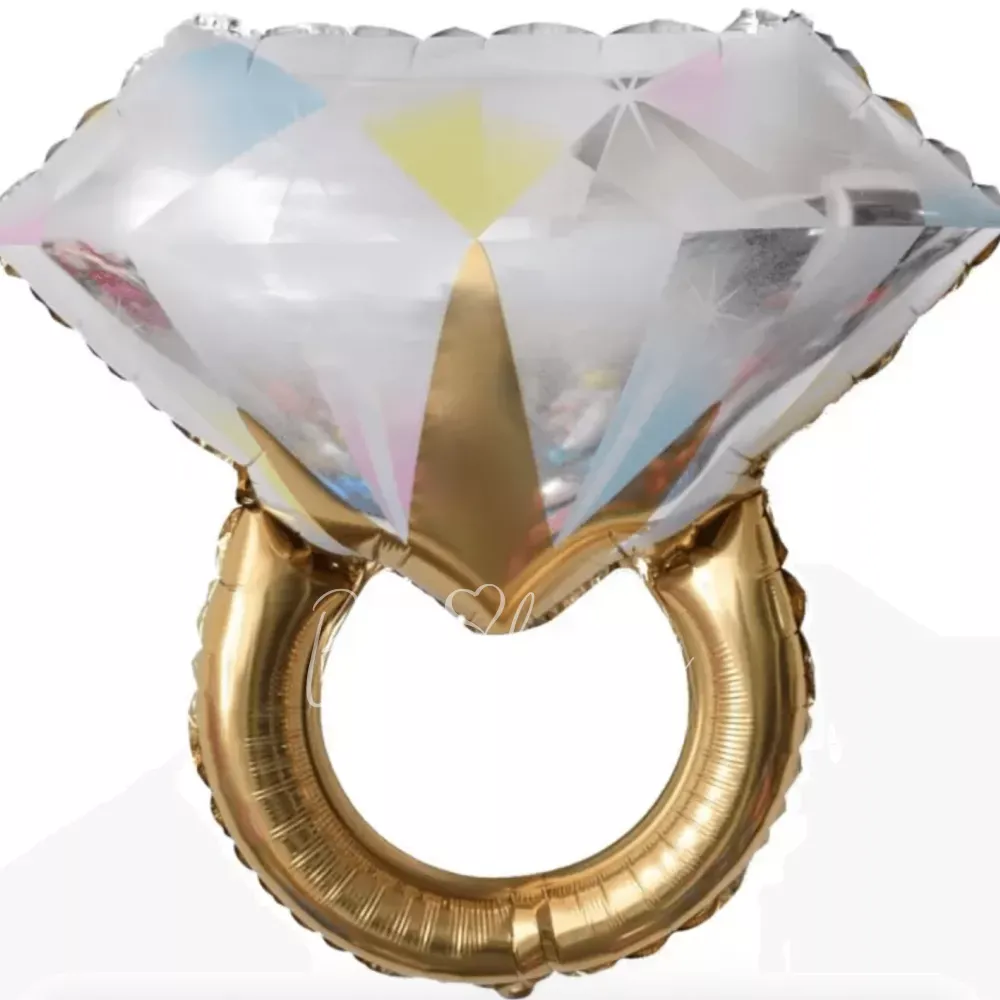 27 " الهيليوم احباط الذهب خاتم الماس بالون