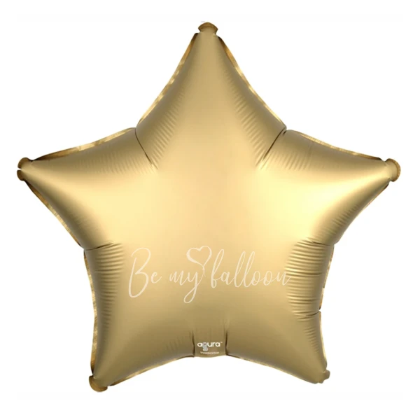 21" بالون هيليوم فويل نجم ذهبي مصقول