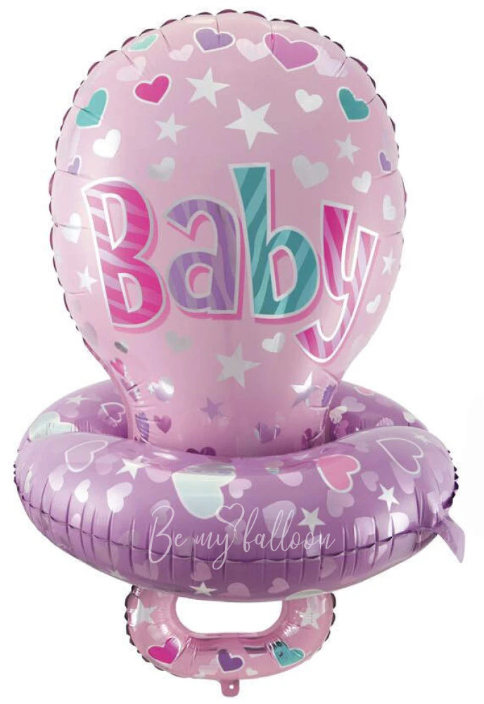 29" Helium foil pink Baby's Pacifier balloon