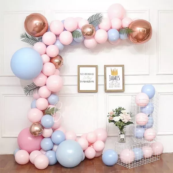 Гирлянда из шаров Органик Gender Reveal 4 метра