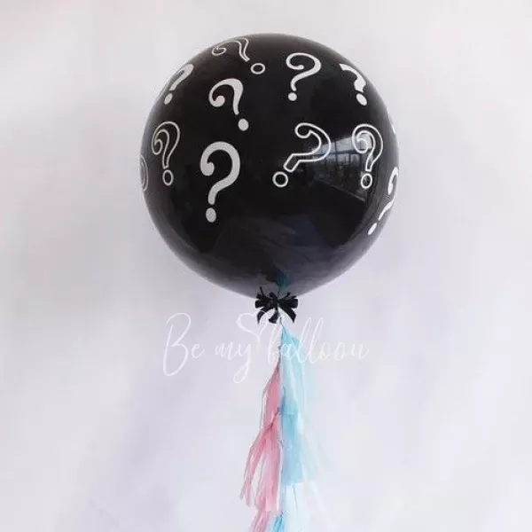 36" Шар латексный с рисунком Gender Reveal