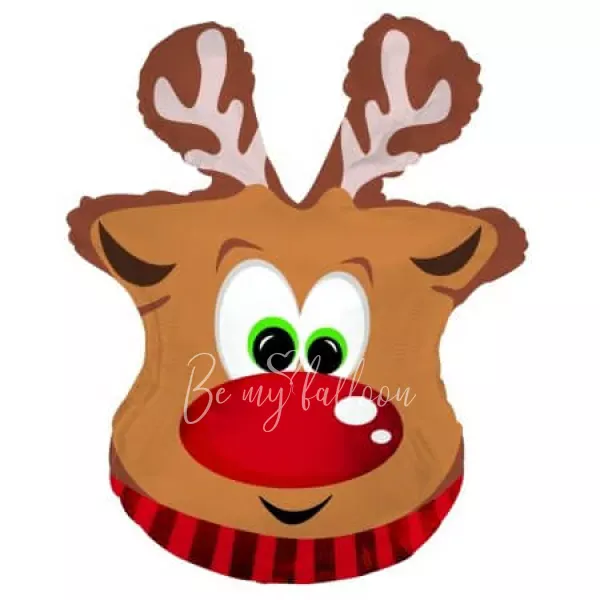 26" Helium foil Rudolf the Deer balloon