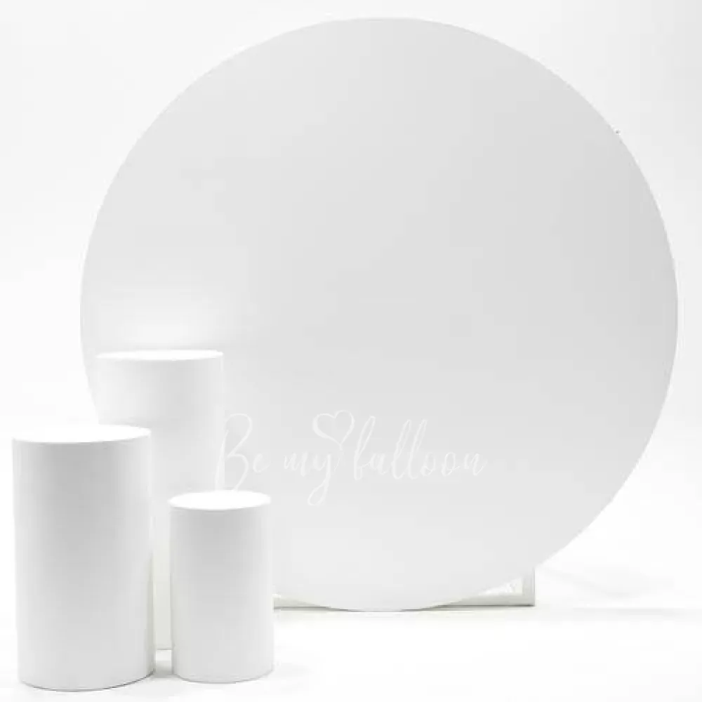 2м Диаметр Фон круглый c тремя круглыми стойками