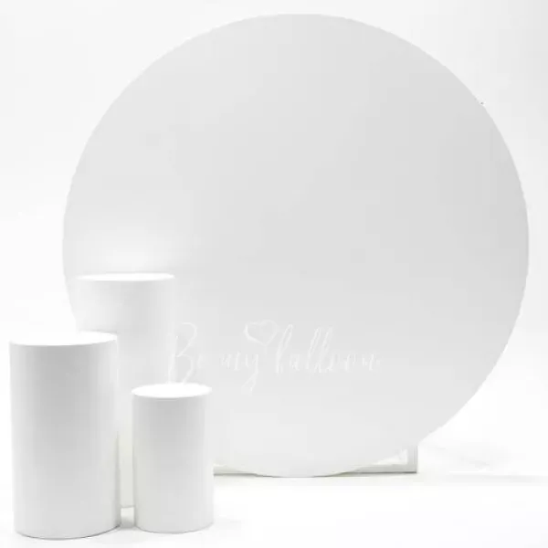 2м Диаметр Фон круглый c тремя круглыми стойками