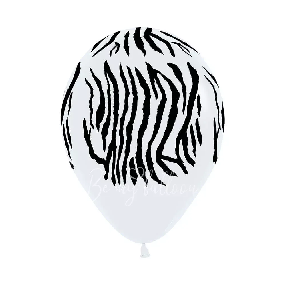 12" Шарик с гелием с рисунком "Джунгли"