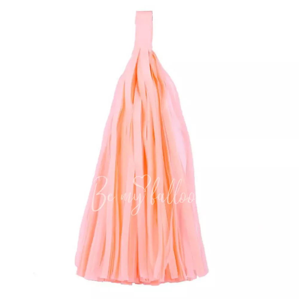 Гирлянда Тассел персиковый